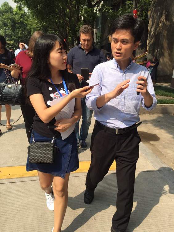 中俄記者參觀羊城創意產業園 舊廠換新顏未來營收達千億