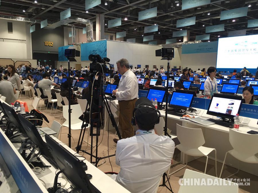 杭州G20領(lǐng)導(dǎo)人峰會開幕 外國記者爭相報(bào)道