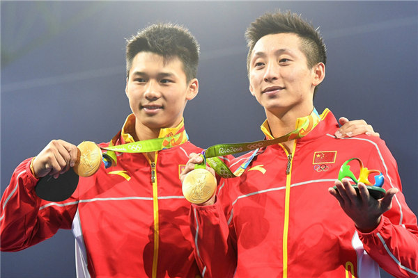 2016里約奧運會男子雙人10米跳臺決賽:林躍、陳艾森奪冠