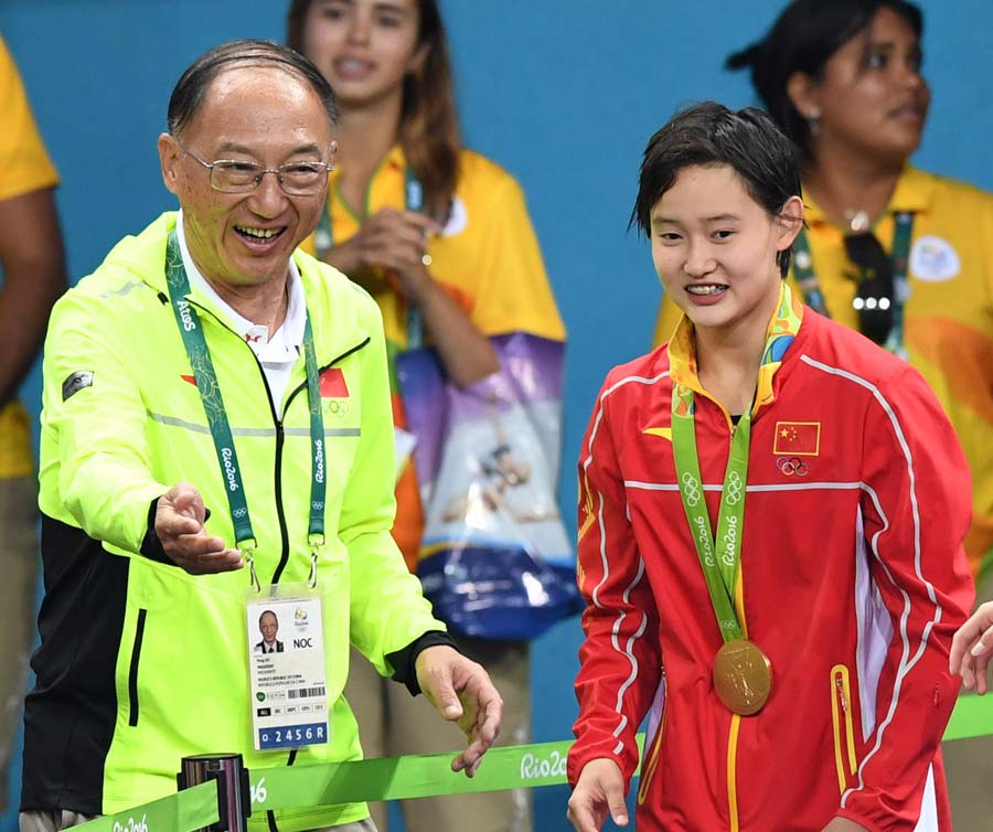 跳水女子10米臺決賽 任茜、司雅杰包攬金銀牌
