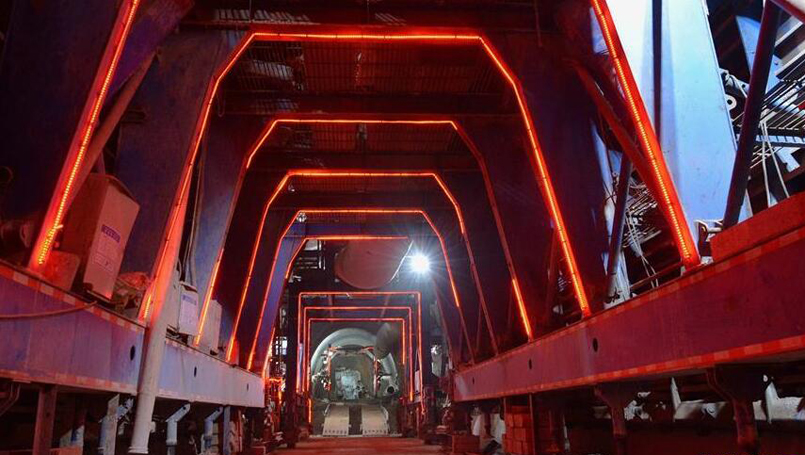 中老鐵路跨境隧道建設順利推進