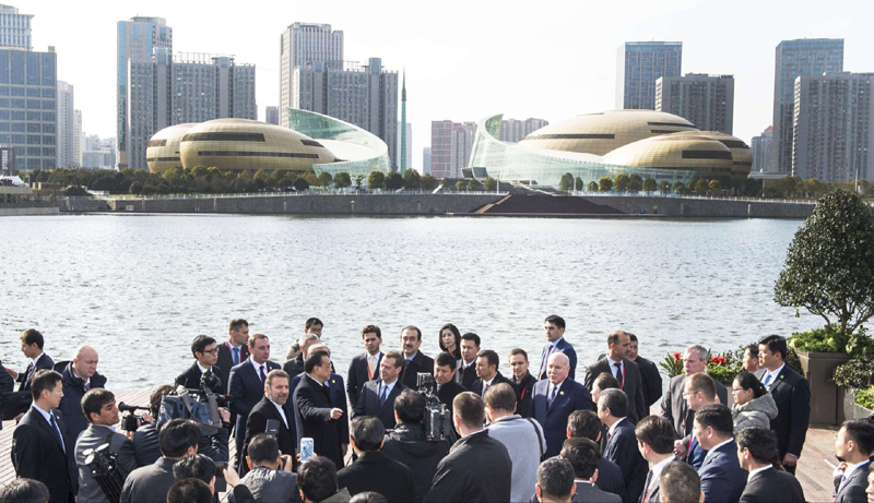 如意湖畔來了這么多總理,這么多總理如意而歸