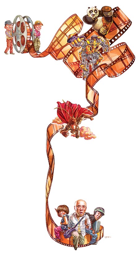 院線票房節(jié)節(jié)高升，中國電影蓬勃發(fā)展