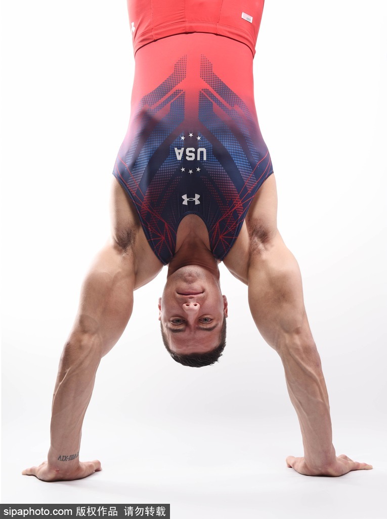 里約奧運(yùn)會(huì)前瞻：美國(guó)男子體操隊(duì)運(yùn)動(dòng)員媒體寫真