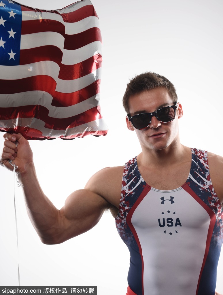 里約奧運(yùn)會(huì)前瞻：美國(guó)男子體操隊(duì)運(yùn)動(dòng)員媒體寫真