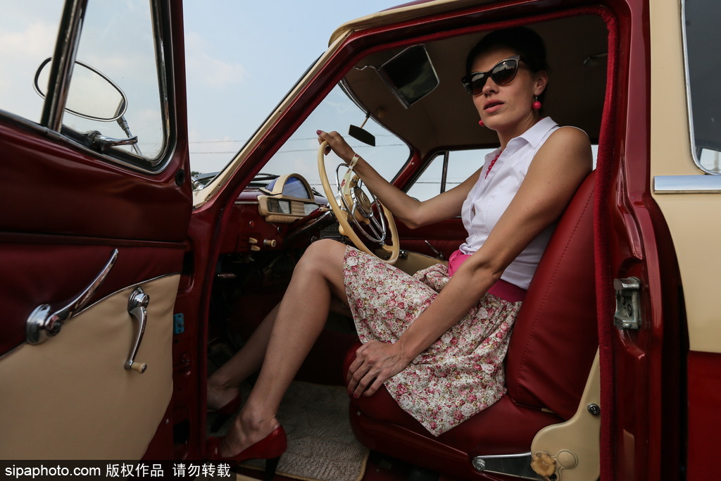 稀有古董車大集結 莫斯科舉行復古車游行