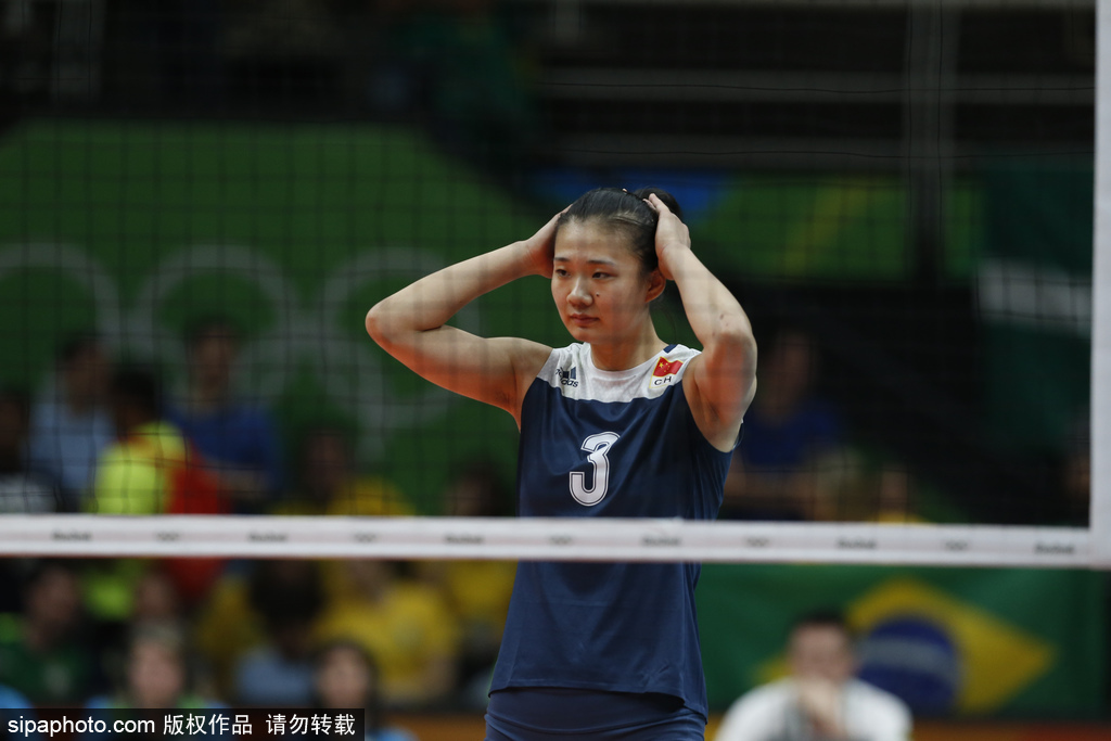 里約奧運會第11日：女子排球1/4決賽 巴西VS中國