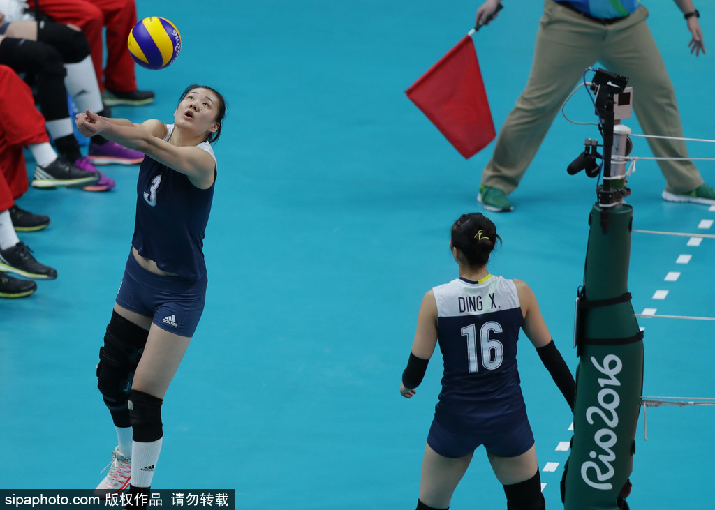 里約奧運(yùn)會(huì)第11日：女子排球1/4決賽 巴西VS中國(guó)