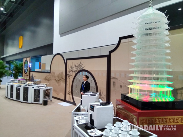 《富春山居圖》噴繪裝點G20峰會:國際化新聞中心融合中國元素