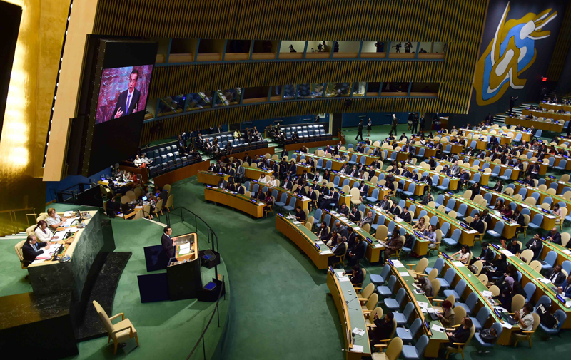 聯(lián)大“首秀”壓軸戲:李克強在聯(lián)大一般性辯論發(fā)表講話