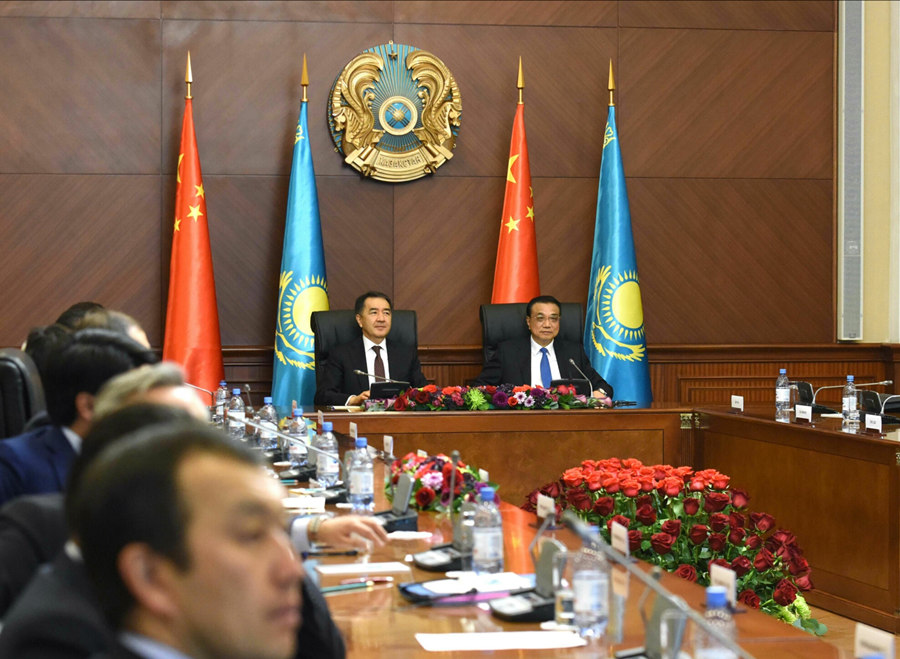 中哈總理共同見證兩國(guó)產(chǎn)能合作又一大項(xiàng)目“落地開花”