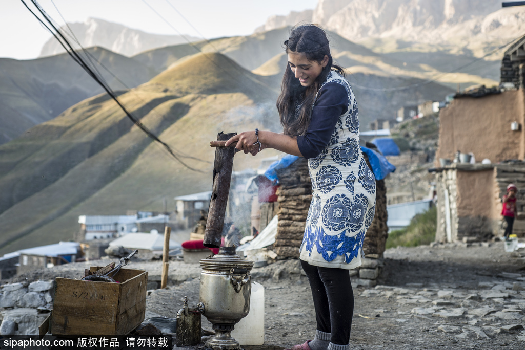 高加索深山里的古老村莊 原生態淳樸生活愜意悠閑