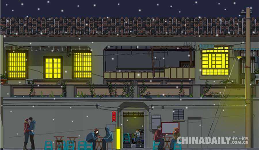 長沙建筑師耗時三年打造“手繪太平街” 喚起你的回憶了嗎？