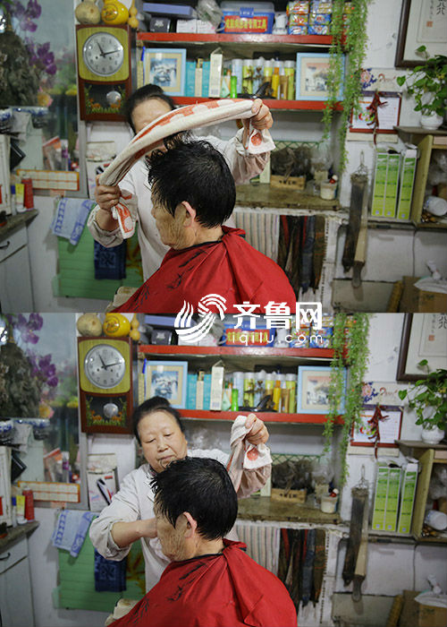 圖片故事：二月二“剃龍頭”：理發(fā)師堅守傳統(tǒng)技藝43年[組圖]