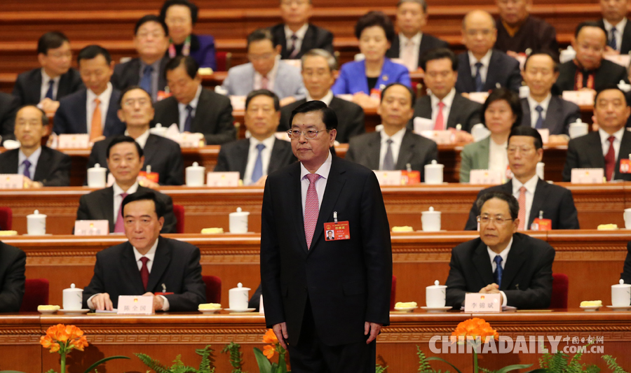 十二屆全國人大五次會議舉行第二次全體會議