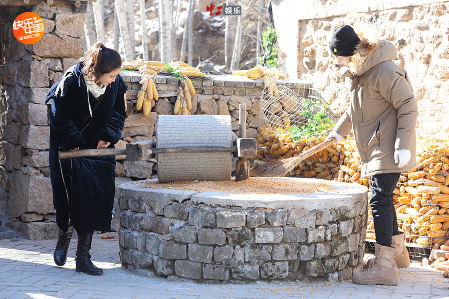 《向往的生活》李冰冰與劉憲華練外語 蘑菇屋學(xué)習(xí)氛圍濃