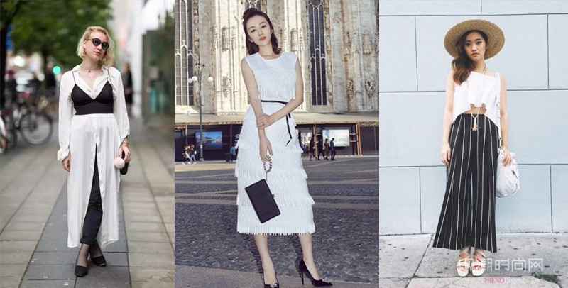 黑白配魅力無限，2017最潮就要這樣穿