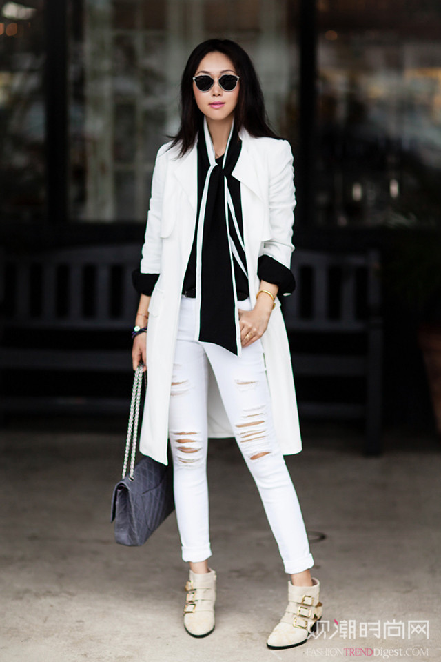 黑白配魅力無限，2017最潮就要這樣穿
