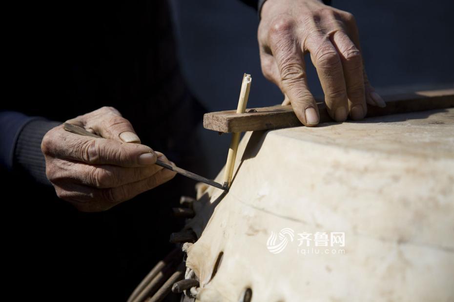 探訪山東濱州制鼓藝人 鼓面上跳出踢踏舞（圖）