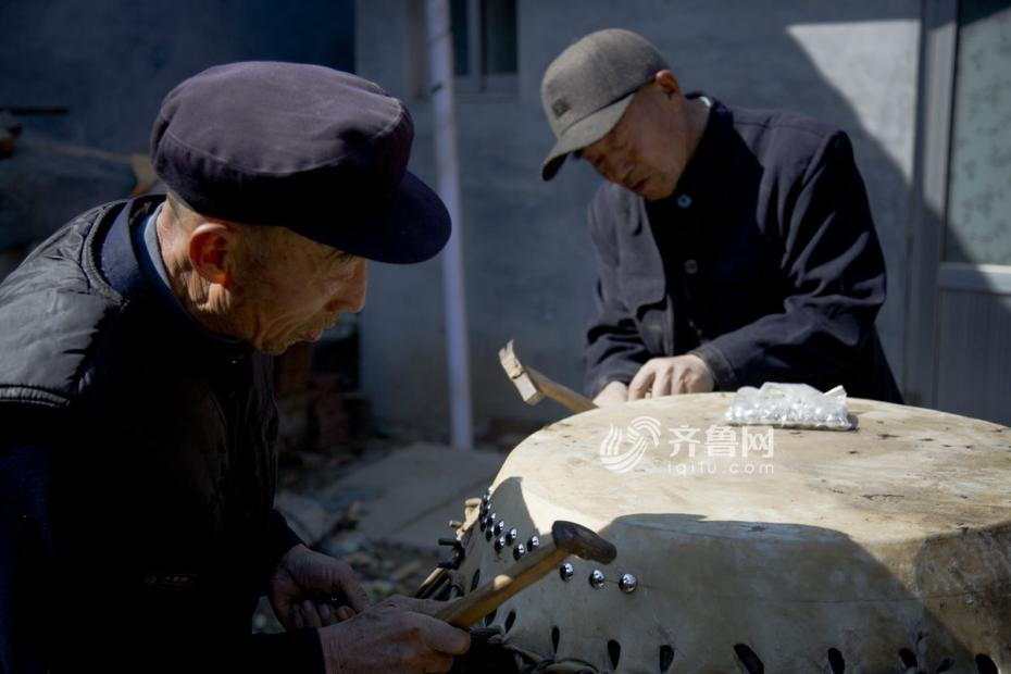 探訪山東濱州制鼓藝人 鼓面上跳出踢踏舞（圖）