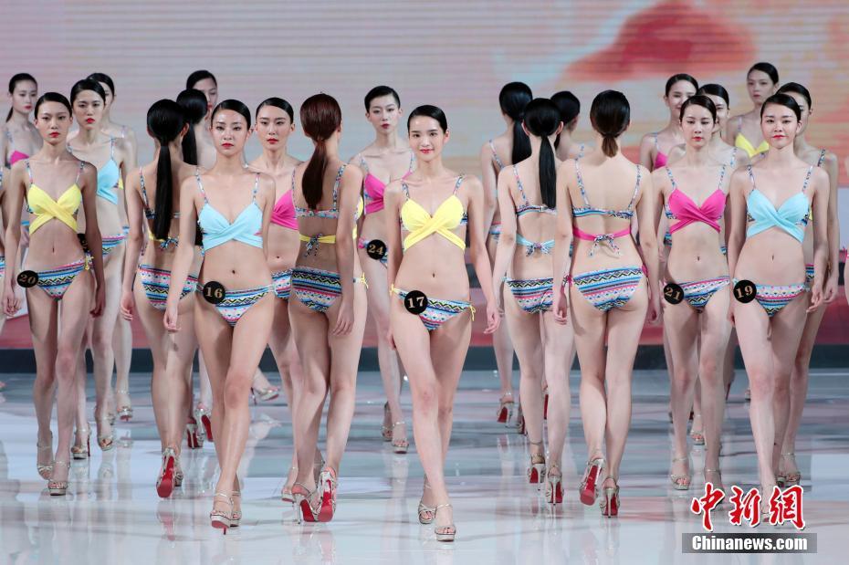中國超級模特大賽舉行 滿眼都是大長腿！