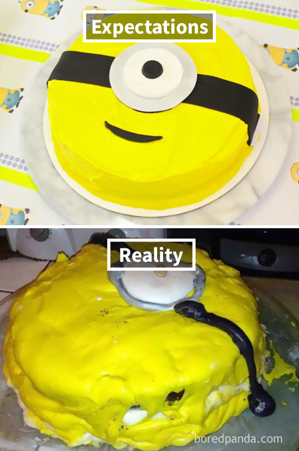 理想VS現實：這不是我想要的蛋糕！