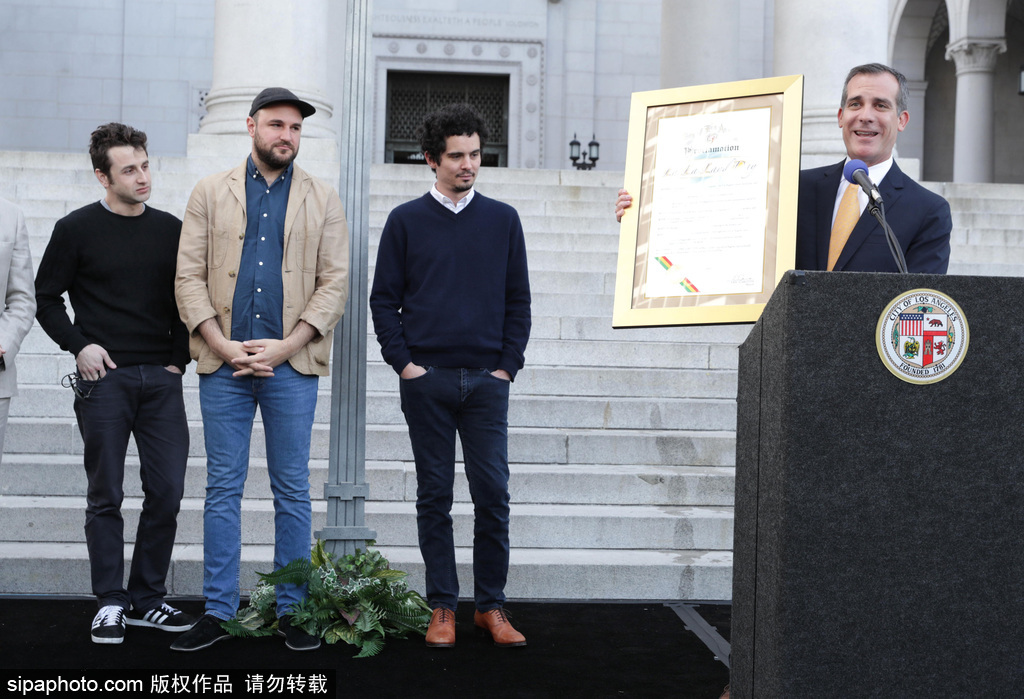 洛杉磯成立“愛樂之城日” 該片導(dǎo)演達米恩·查澤雷出席命名儀式