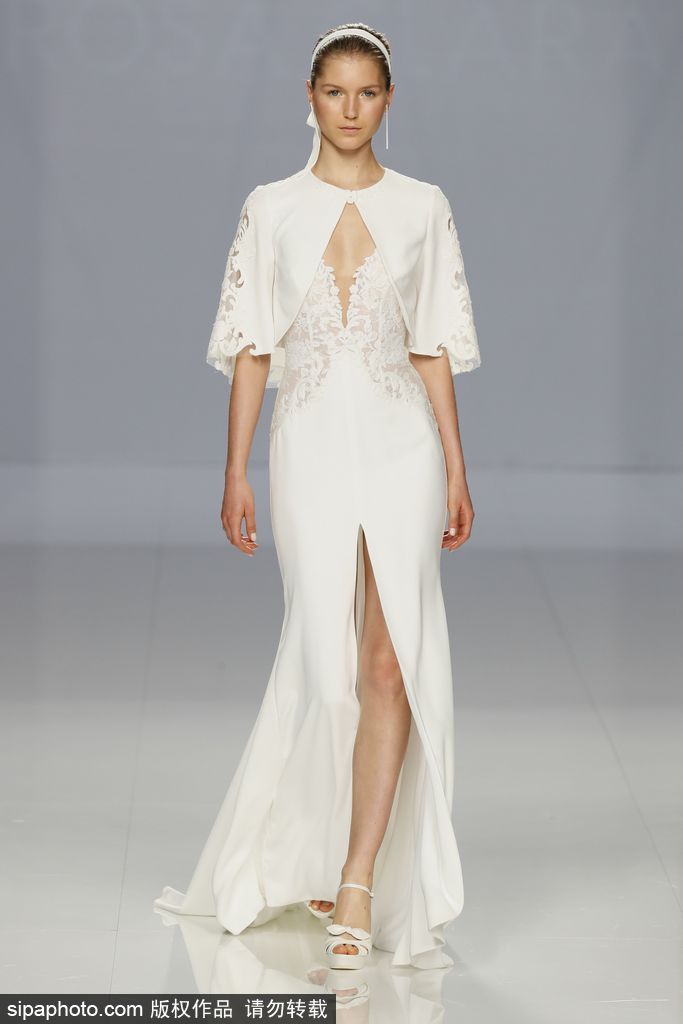 2018巴塞羅那婚紗周開走 純白婚紗唯美優雅