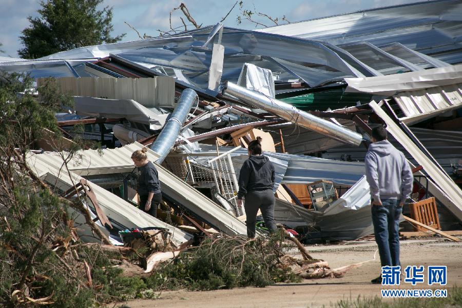 美國得州遭龍卷風襲擊至少5人喪生