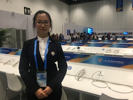 “一帶一路”論壇志愿者:這段經(jīng)歷將是人生中的寶貴回憶