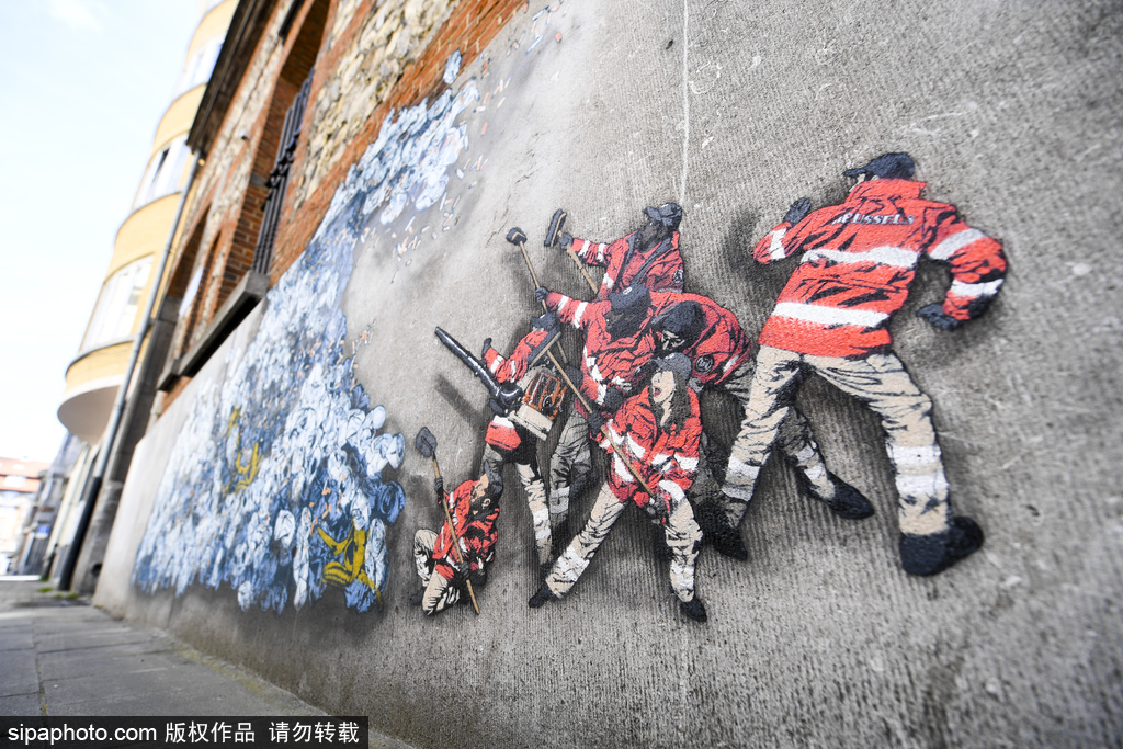 幽默創意占領布魯塞爾街頭 藝術家3D街頭藝術繪畫作品