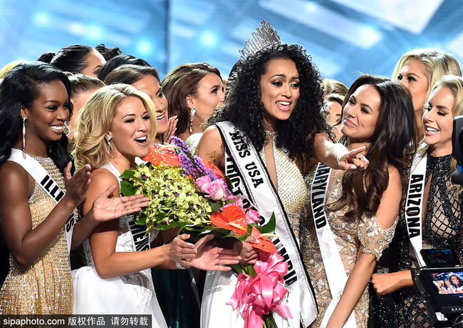 2017美國小姐出爐 哥倫比亞區小姐奪冠淚灑現場