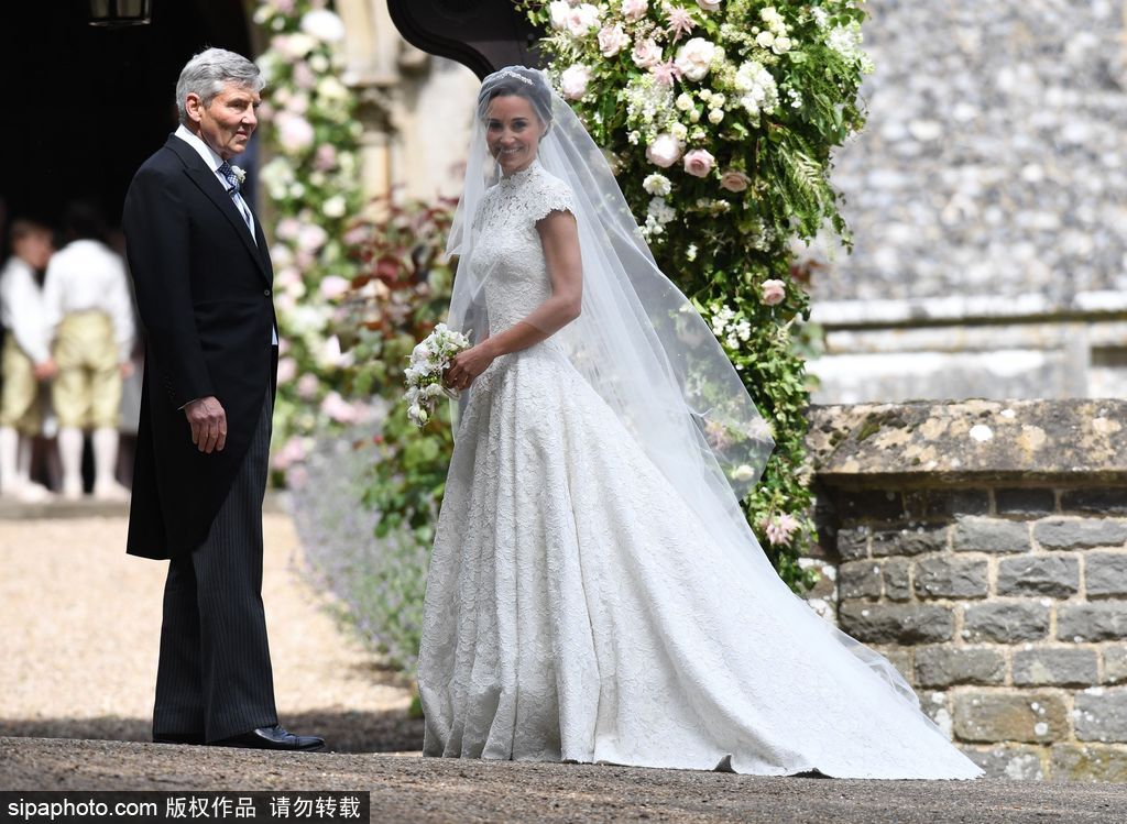 英國凱特王妃妹妹大婚 婚禮現(xiàn)場現(xiàn)場浪漫甜蜜