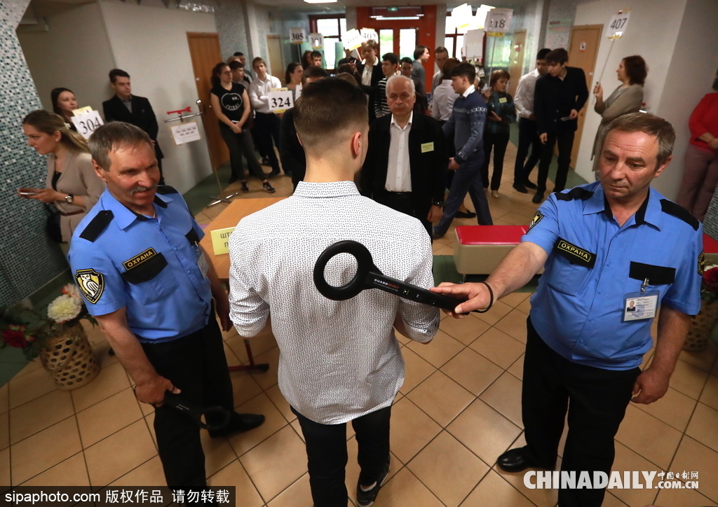 中國高考在即 看看俄羅斯高考現場什么樣