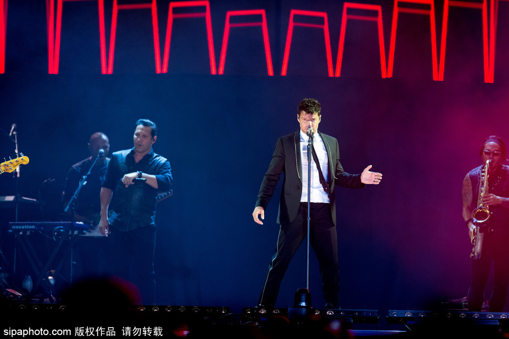 拉丁歌王瑞奇·馬丁西班牙火爆開唱彰顯個人魅力