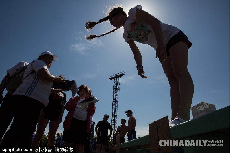 俄羅斯全民健身項目測試 民眾熱情參與