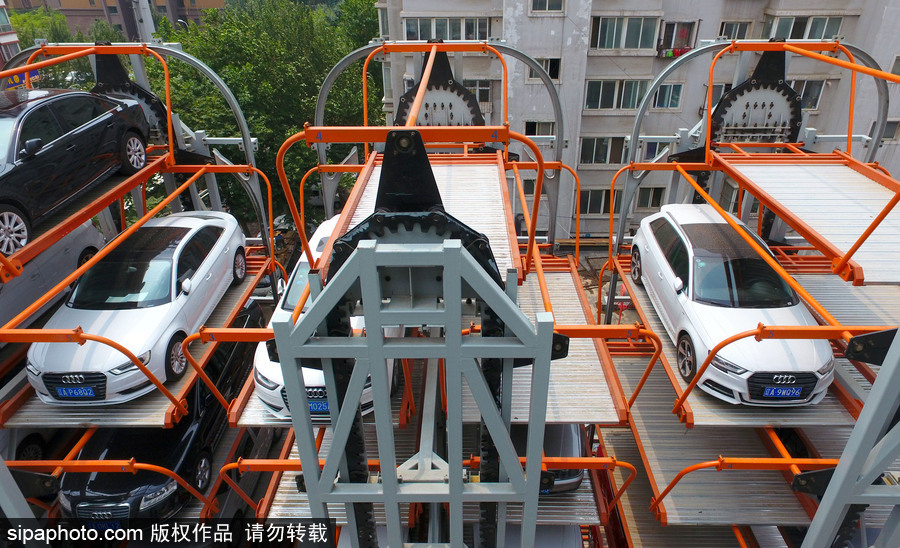 10層樓高垂直式立體停車場(chǎng)亮相沈陽(yáng)成景觀