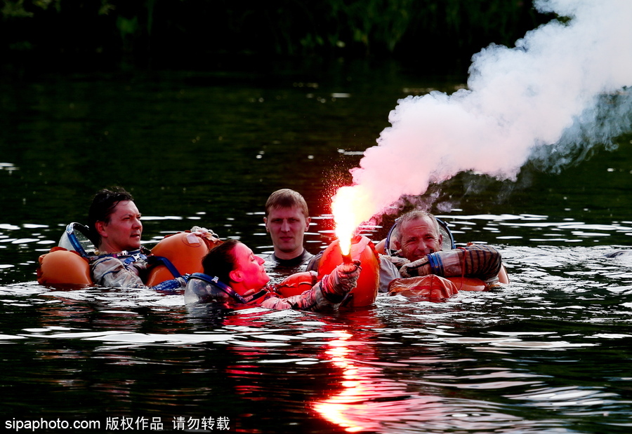 探訪國際空間站宇航員訓練 美俄加三國宇航員參加起飛前培訓