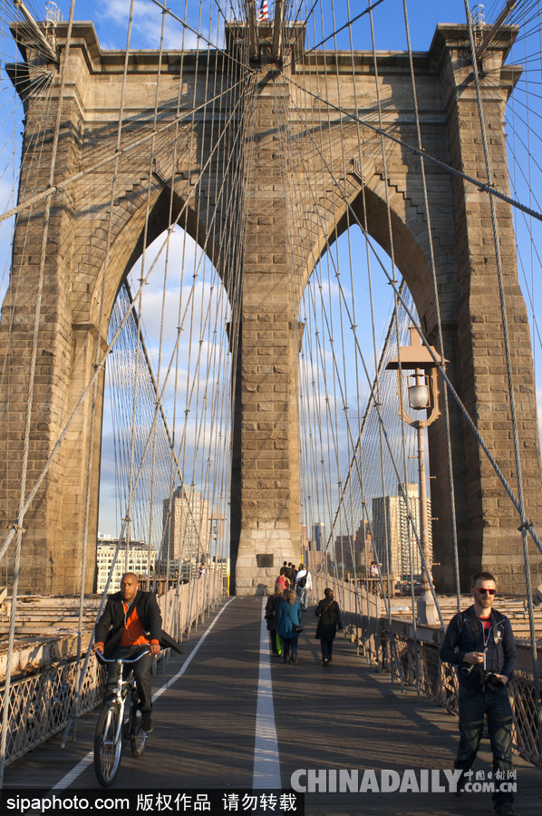 領略繁華的美國紐約街景 中國元素濃郁