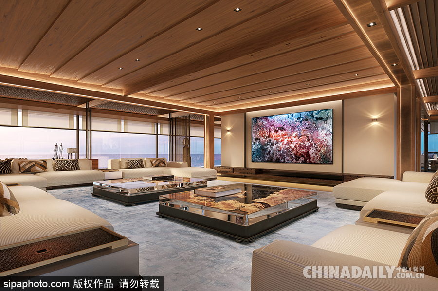 奢華到?jīng)]朋友！荷蘭公司設(shè)計(jì)超豪華游艇