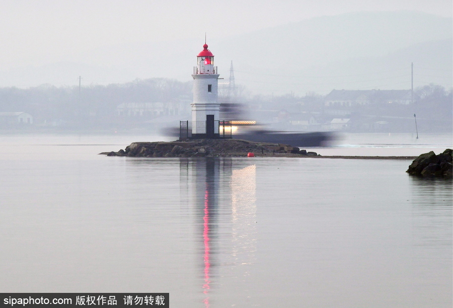 靜謐的海邊城市 俄羅斯海參崴初冬風光