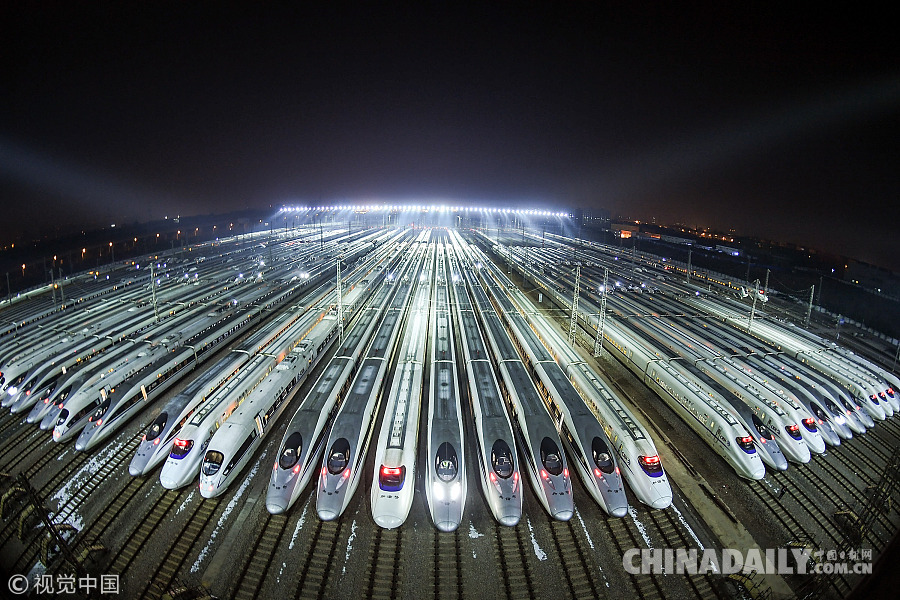 春運(yùn)大幕開啟 動車組列車整裝待發(fā)