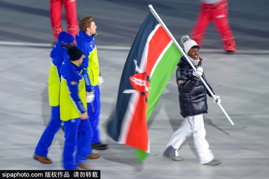 冰雪運(yùn)動魅力無限！盤點(diǎn)平昌冬奧會開幕式上那些“特殊”參賽國