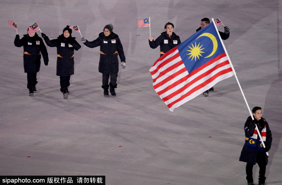 冰雪運動魅力無限！盤點平昌冬奧會開幕式上那些“特殊”參賽國
