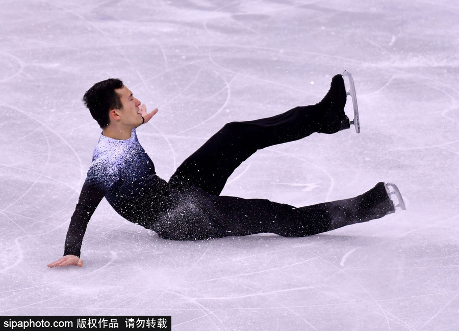 2018平昌冬奧會：花滑首日比賽眾名將失誤連連