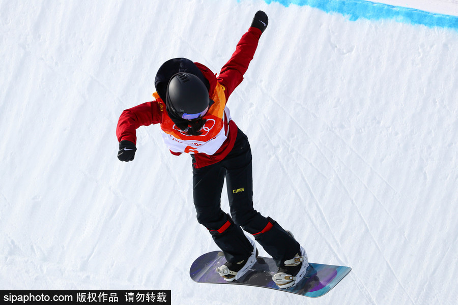 2018平昌冬奧會單板滑雪：女子U型場地技巧資格賽 中國選手劉佳宇出戰(zhàn)