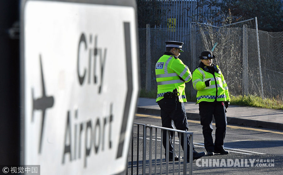 泰晤士河驚現(xiàn)二戰(zhàn)未爆炸彈 倫敦城市機場緊急關閉
