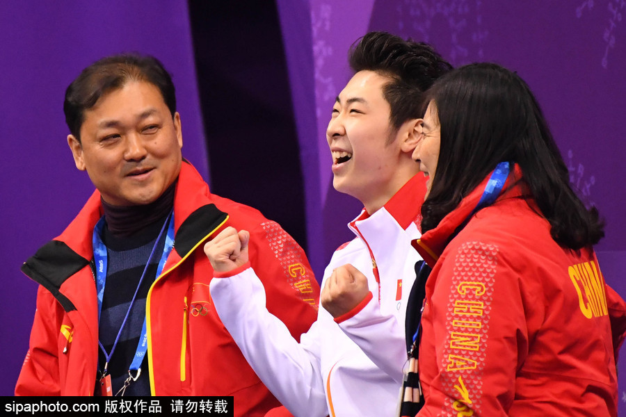 2018平昌冬奧會：花樣滑冰男子短節目 中國選手金博洋亮相