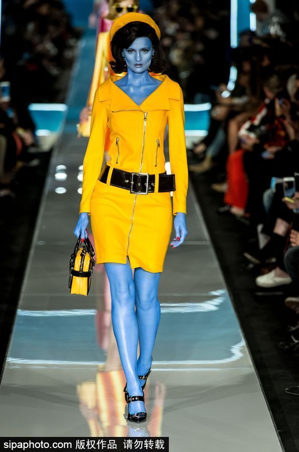 2018秋冬米蘭時裝周 模特變“阿凡達(dá)”“綠巨人”？