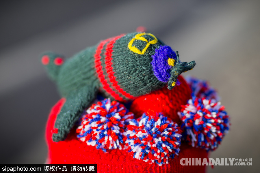 英國皇家空軍百年紀念 毛線版飛機造型多樣呆萌可愛